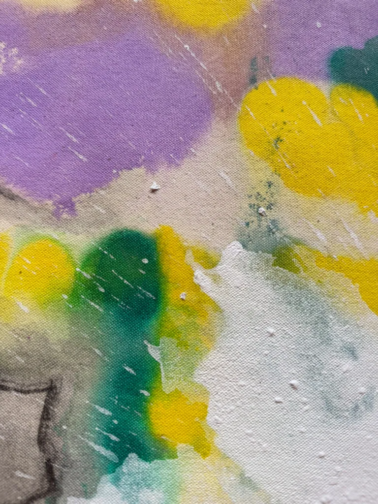 Surface detail — Violet Tempest by Alyne Perfeito
