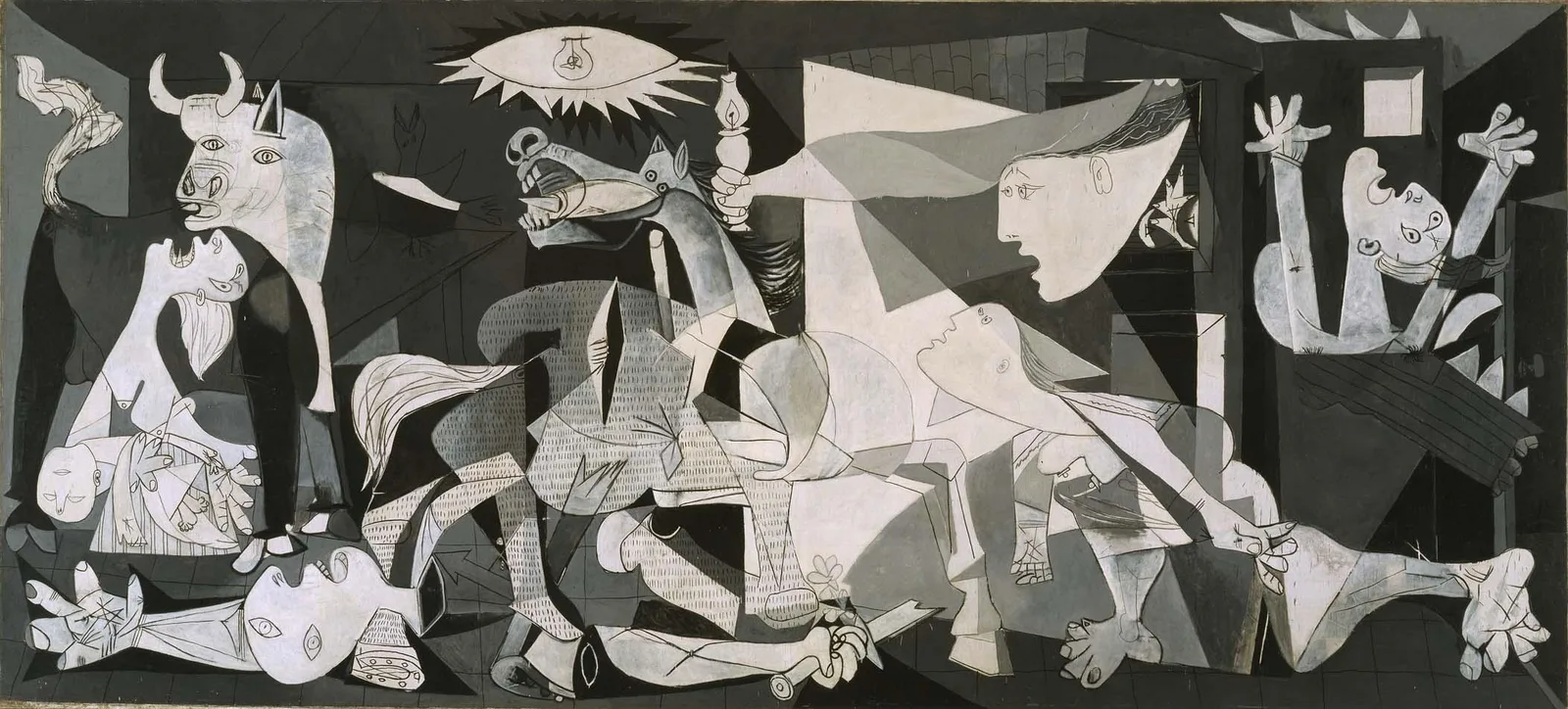 Guernica, óleo sobre tela de Pablo Picasso, 1937 — obra do acervo do Museu Reina Sofía, Madri
