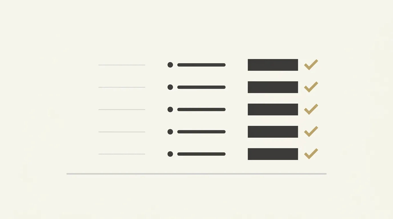 Schematic with three columns of increasing visual weight, from faint marks to solid marks, representing weak, moderate and strong signals when reading an artist's record of prizes, residencies and open calls