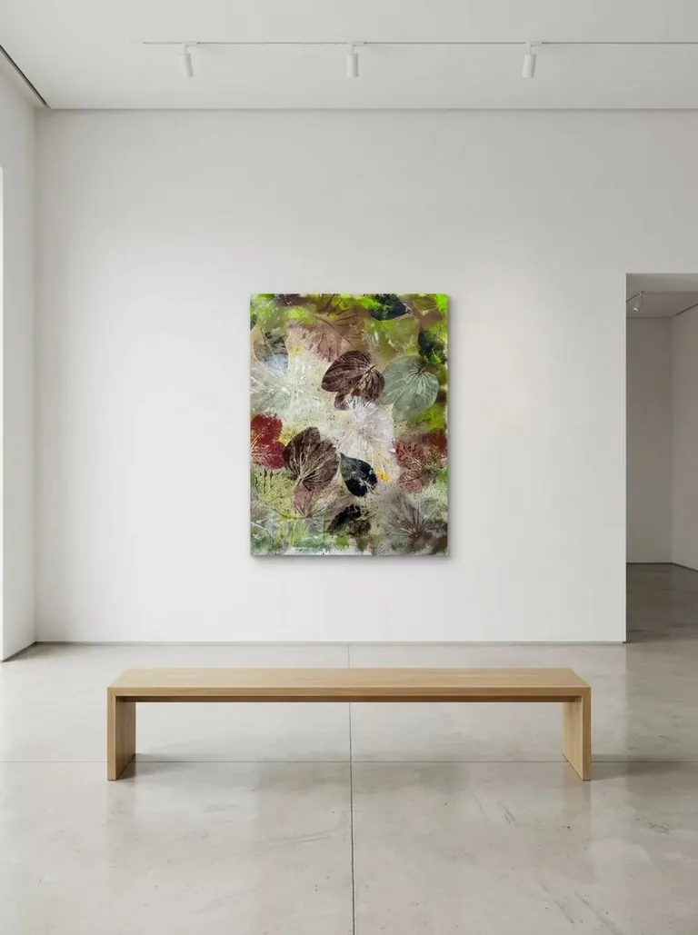 Autumn Herbarium in a room — digital visualization (illustrative only)