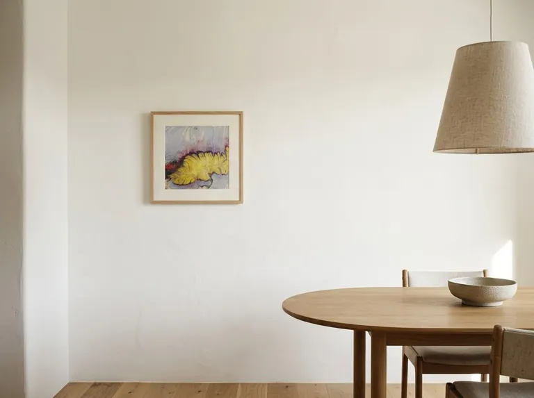 Golden Frond in a room — digital visualization (illustrative only)