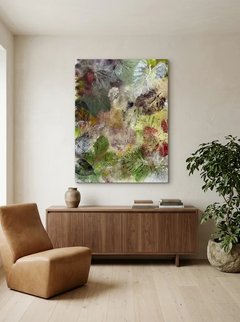 Moss Herbarium in a room — digital visualization (illustrative only)